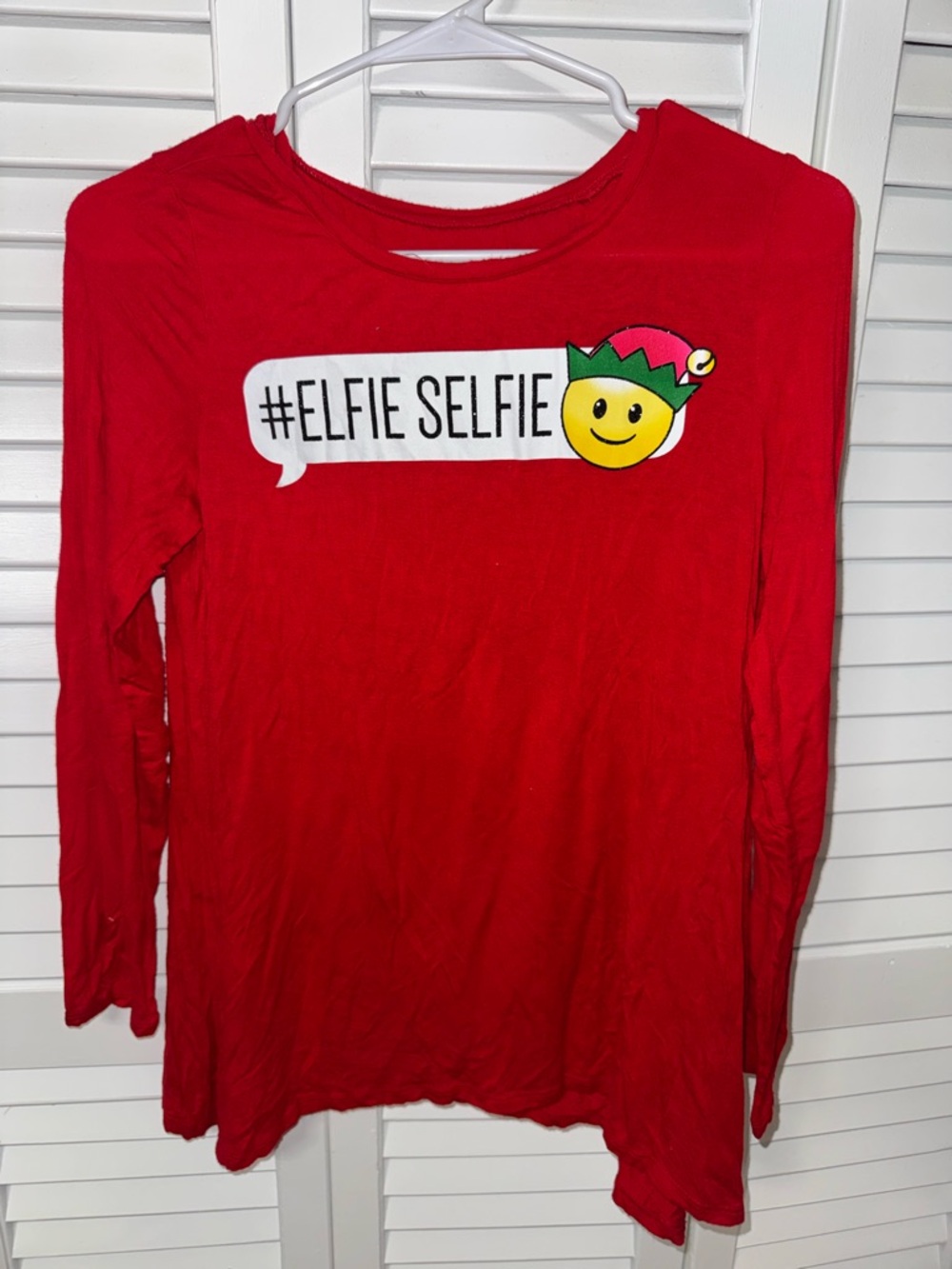 Justice Red Graphic Logo Tee